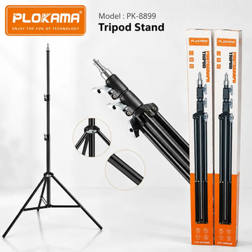 PLOKAMA PK-8899 Adjustable Photography Light Stand – Telescopic Studio Tripod