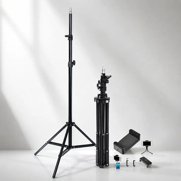 Adjustable Light Stand for LED & RGB Lights – Portable Creator Studio Tripod Stand