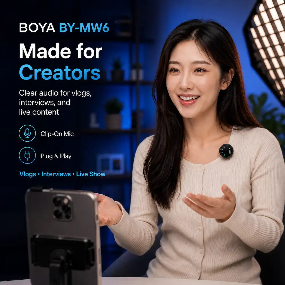 BOYA BY-MW6 Dual Wireless Microphone visual 3