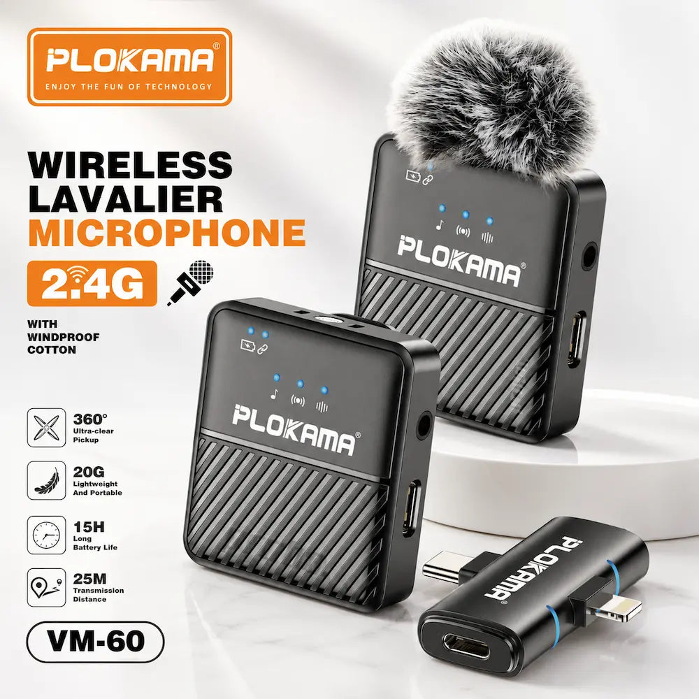 Plokama VM60 Dual Wireless Microphone Price in Pakistan