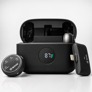 BOYA BY-MW2 wireless microphone | Plug & Play Live Mic for Vlogging