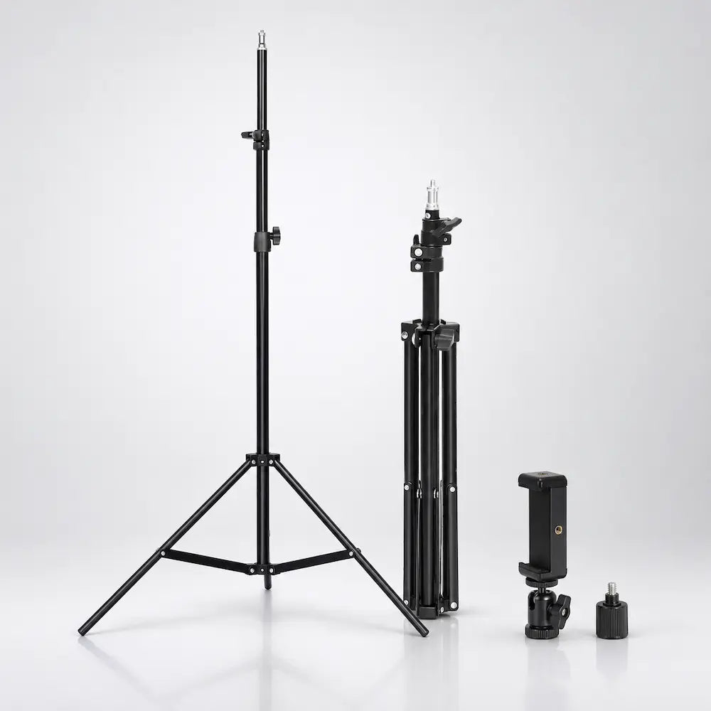 Adjustable Light Stand for LED & RGB Lights – Portable Creator Studio Tripod Stand