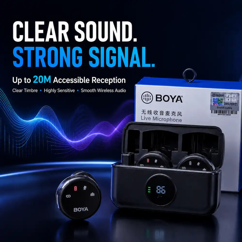 BOYA BY-MW6 Dual Wireless Microphone visual 4