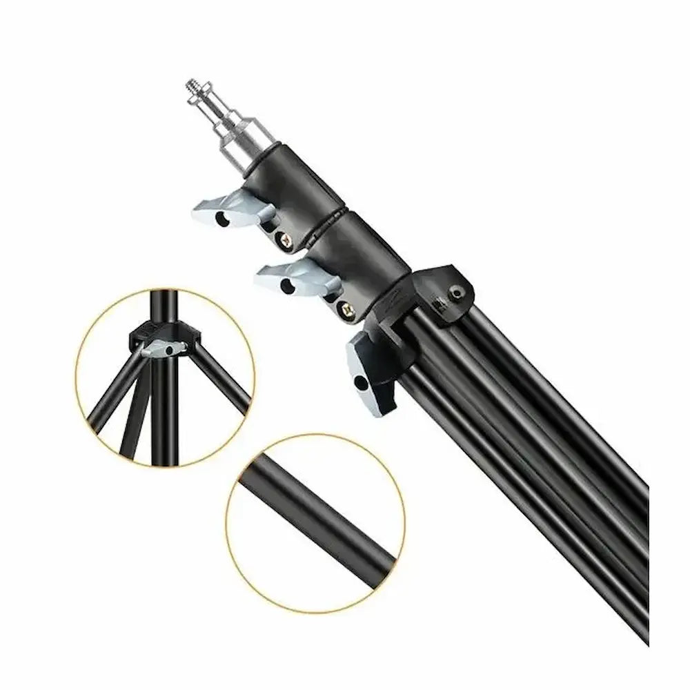 PLOKAMA PK-8899 Adjustable Photography Light Stand – Telescopic Studio Tripod