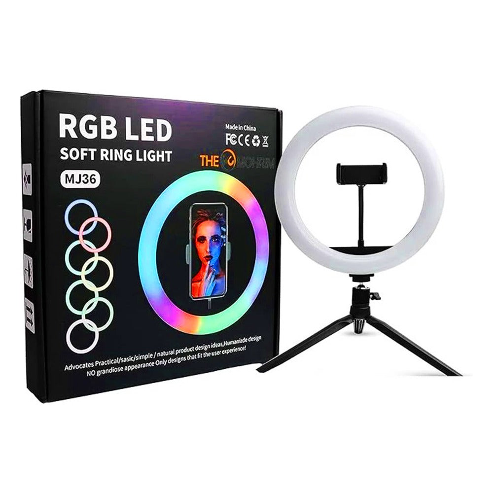 MJ36 RGB Ring Light – Perfect Lighting for Videos, Reels, and Product Photography