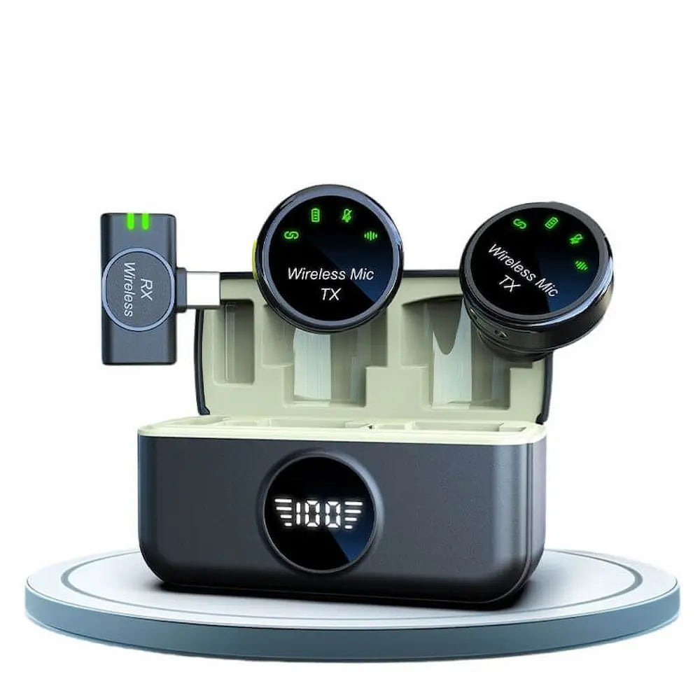 Crystal Clear Audio in Seconds – Wireless Mic for Android & iPhone (Noise Cancellation)