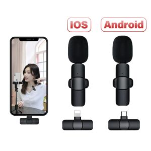 K11 wireless lavalier microphone for Android and iPhone