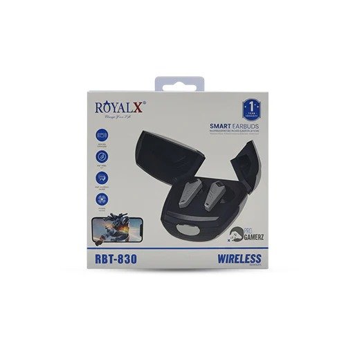 Royal X RBT-830 wireless earbuds for music calls and daily use