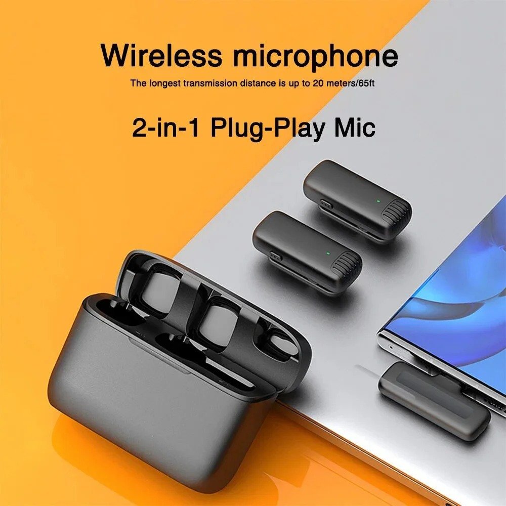 J13 Wireless Lavalier Mic J13 wireless lavalier mic for mobile recording and content creation
