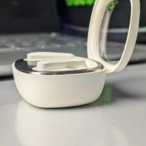 Toocki capsule wireless earbuds in charging case with 90ms low latency and 35 hours battery backup