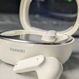 Toocki capsule wireless earbuds in charging case with 90ms low latency and 35 hours battery backup