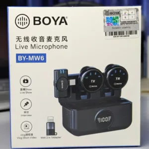 BOYA BY-MW6 dual wireless lavalier mic
