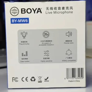 BOYA BY-MW6 Live Microphone Price in Pakistan