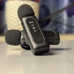 T90 Lavalier Mic plug and play wireless microphone with ANC noise reduction
