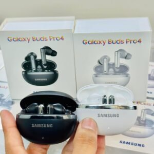 Samsung Galaxy Buds Pro4 Wireless Earbuds with Charging Case in Black and White, Noise Cancellation for Android & iPhone